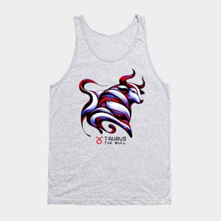 Taurus The Bull Zodiac Sign Tank Top